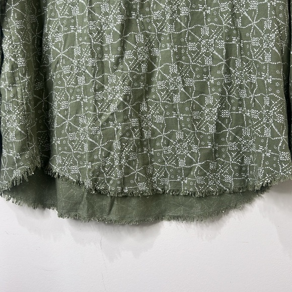 CARVE DESIGNS Sawyer Twill Shirt Olive Bandana Green Size Medium - Picture 12 of 16